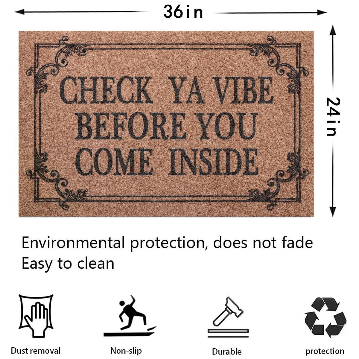 HLFMVWE housewarming gift doormat for new homes.