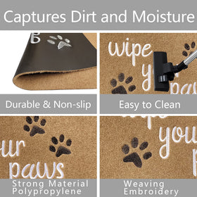 HLFMVWE durable polypropylene loop traps dirt and moisture.