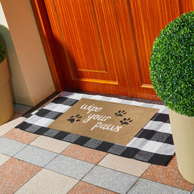 HLFMVWE non-slip rubber backing protects floors and prevents slips.