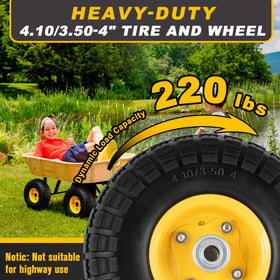 HLHgirl solid wheel with axle bore and offset for stability.