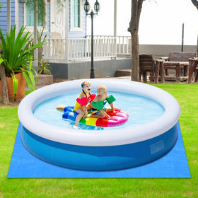 Hlimior above-ground pool base protection shields the surface from damage.