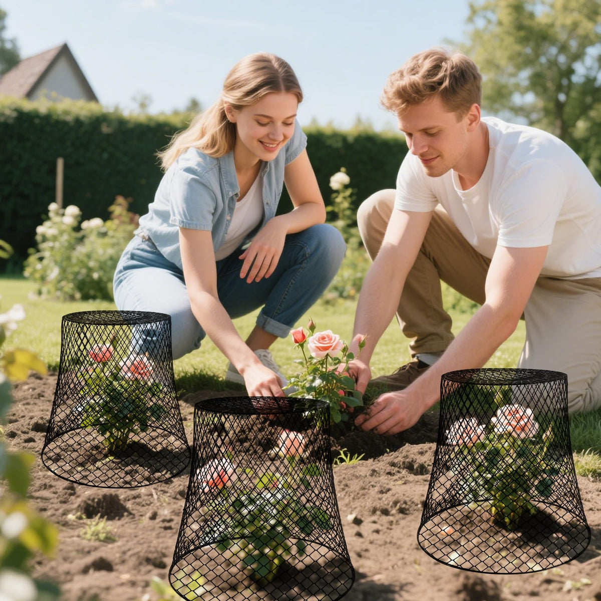 Hlimior cloche covers fit strawberries and seedlings in pots and garden beds.