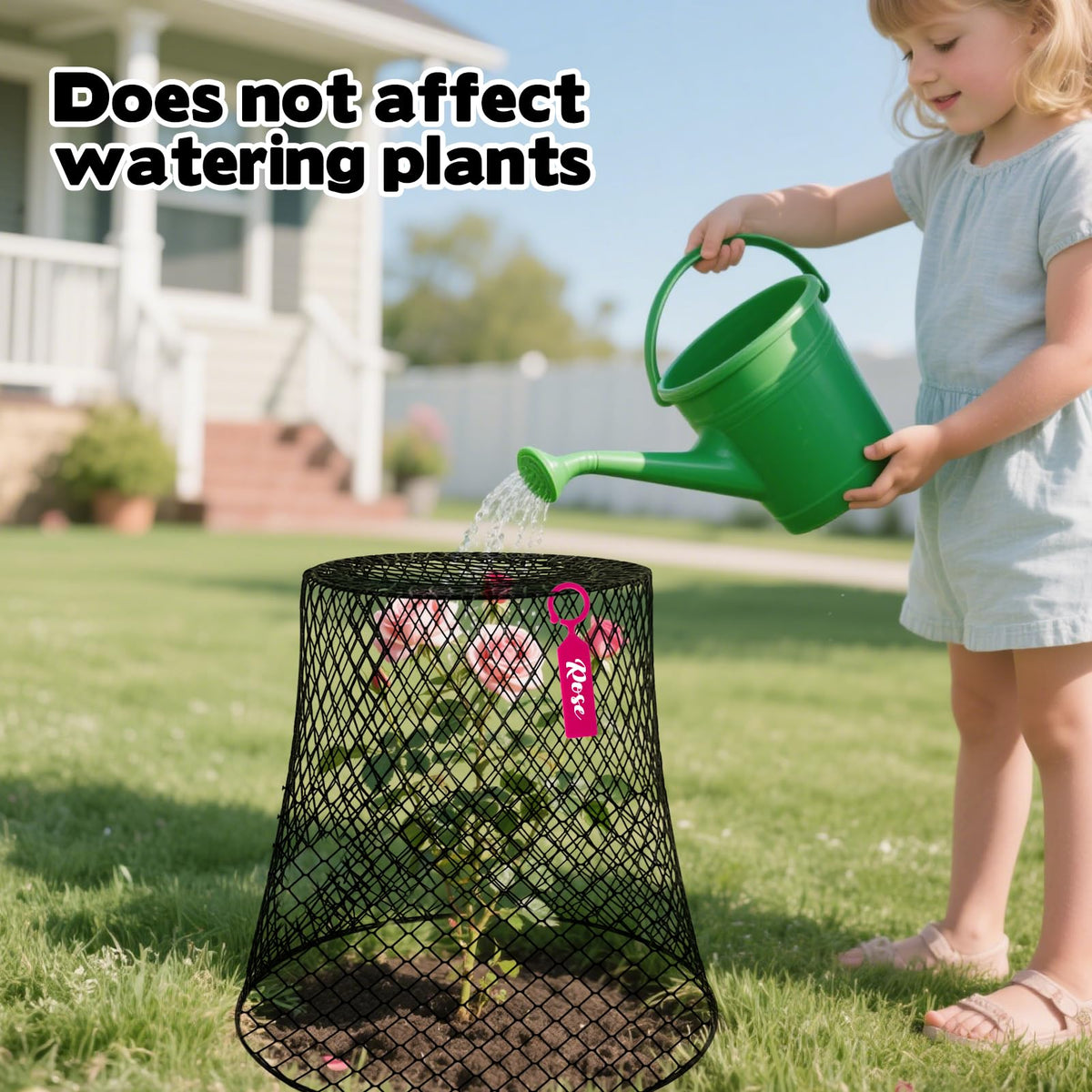 Hlimior easy setup with U-shaped stakes simplifies garden protection