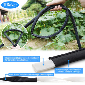 Hlinker drip irrigation with timer-ready connection for scheduled watering