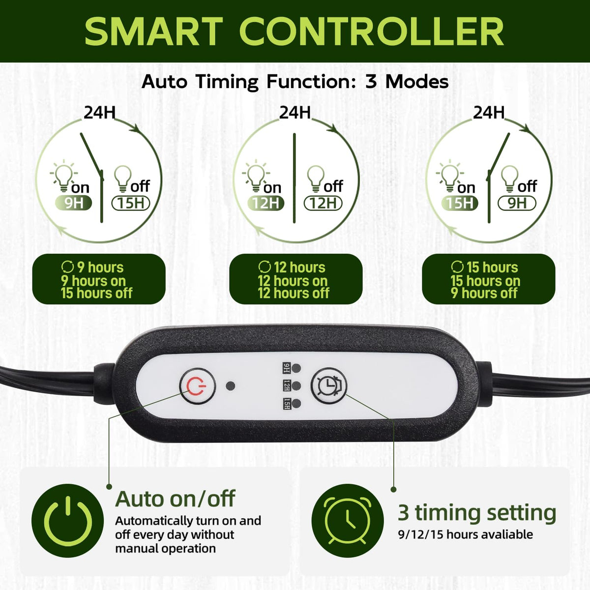 Hlite daisy-chain ready design lets you expand garden coverage.