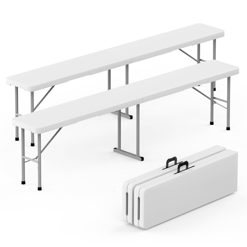 HLPB folding bench 6ft with handle for easy transport during events