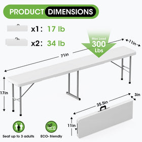 HLPB HDPE tabletop provides smooth surface for meals and crafts