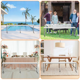 HLPB two-pack white benches deliver value and easy replacement