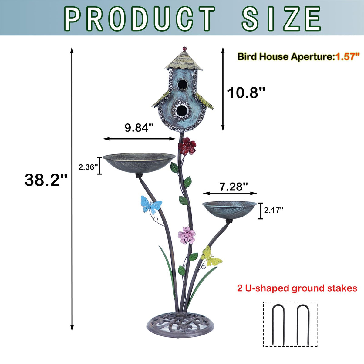 HLQMFHT birdhouse entry hole design invites birds with easy access.