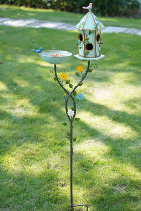 HLQMFHT cast-iron birds—eye-catching accents on both sides.
