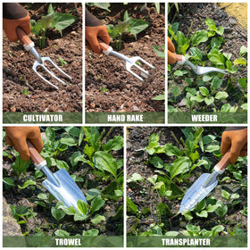 HLWDFLZ large trowel scoops soil smoothly for planting