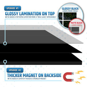 HMmagnets 32pcs kit demonstrates full coverage for an enhanced door appearance.