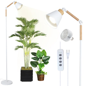 HMVPL full-spectrum grow light over indoor plants for balanced growth
