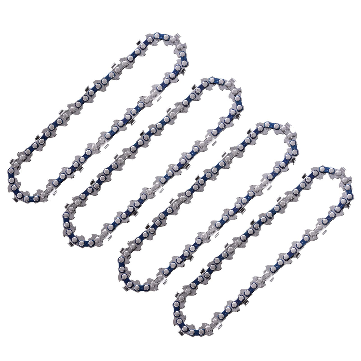 Hmxpls 4 inch chainsaw blade pack for easy replacement in home pruning
