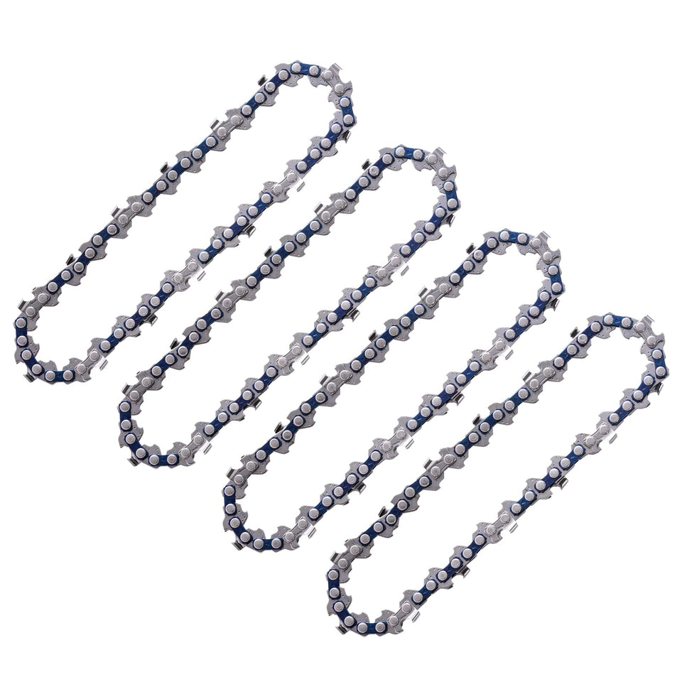 Hmxpls 4 inch chainsaw blade pack for easy replacement in home pruning