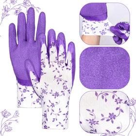 Hmxpls durable shell garden gloves protecting hands during tough yard tasks