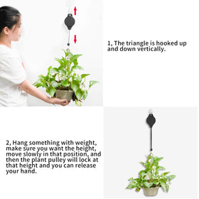 Hmxpls 2-pack in white demonstrates quick setup for multiple plants.