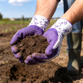 Hmxpls women's gloves enabling dexterous handling of delicate seedlings