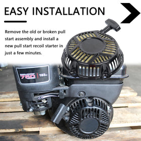 HNeekyr pull-start assembly installation in minutes for DIY users.