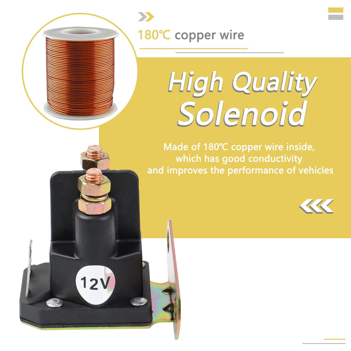 HNeekyr solenoid for Cub Cadet 725-04439 improves ignition reliability