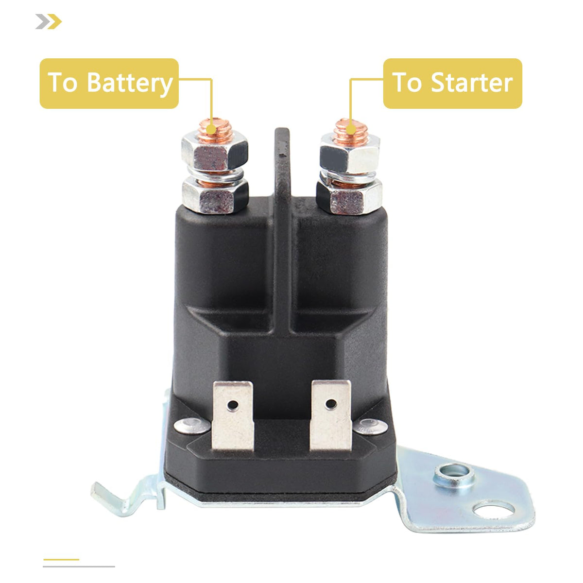 HNeekyr starter solenoid replacement pack for quick, tool-free swaps