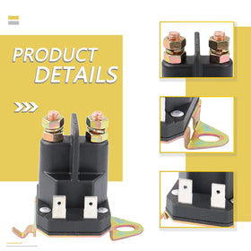 HNeekyr solenoid with spade terminals for quick installation and wiring.