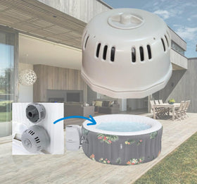 Hnemix inflatable spa system compatibility enables quick upgrades without full unit replacement.