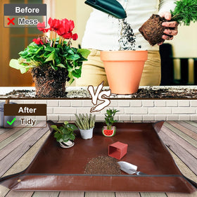 HNXTYAOB waterproof double-sided mat protects surfaces while potting