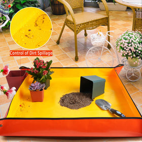 HNXTYAOB large dirt-contained potting mat for tidy potting sessions