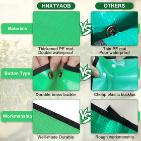 HNXTYAOB repotting mat rolled for compact storage after use