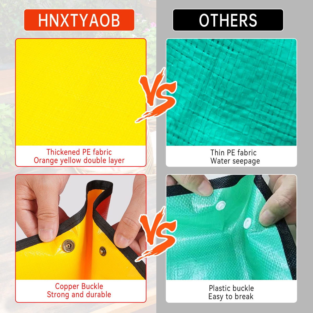 HNXTYAOB smooth-surface repotting mat resists stains and folding