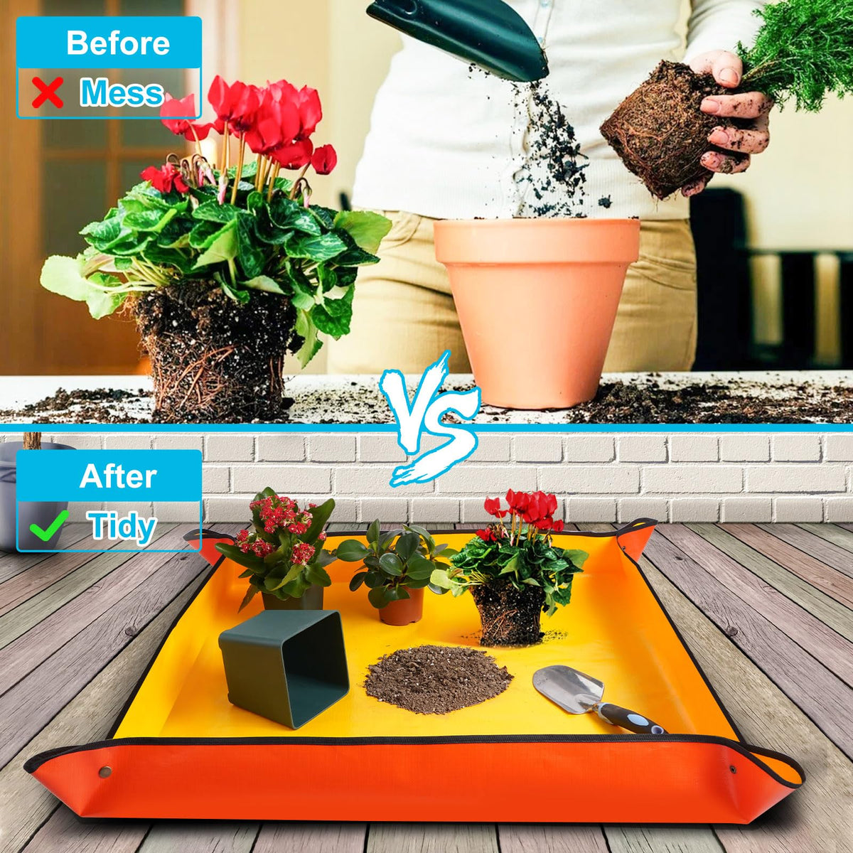 HNXTYAOB waterproof potting mat suitable for indoor and outdoor use