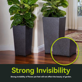 HNYYZL easy-install pot feet simplify setup and protect floors over time.