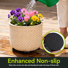 HNYYZL elevates pots for better airflow in indoor and outdoor spaces.