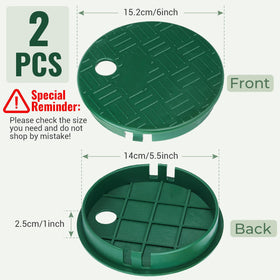 HNYYZL ID 2-pack valve lids shown for quick, tool-free use.
