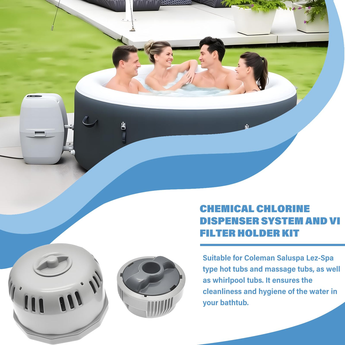 Durable, weather-resistant HOAIXUN spa materials for outdoor use