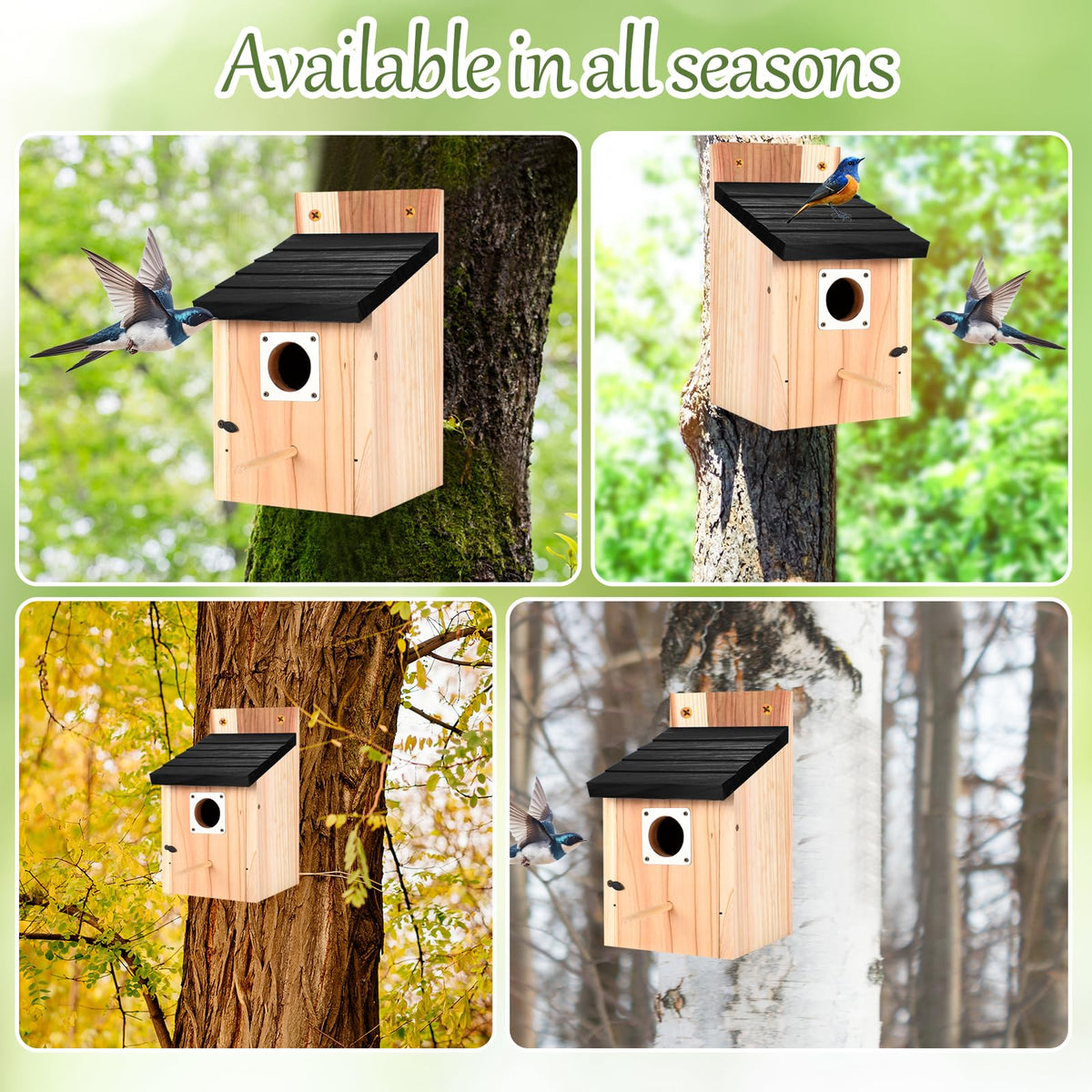 hoamayya mounting screws included for quick outdoor setup