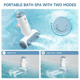 HOAWYEAH bubbles mode creates spa-like relaxation in your tub