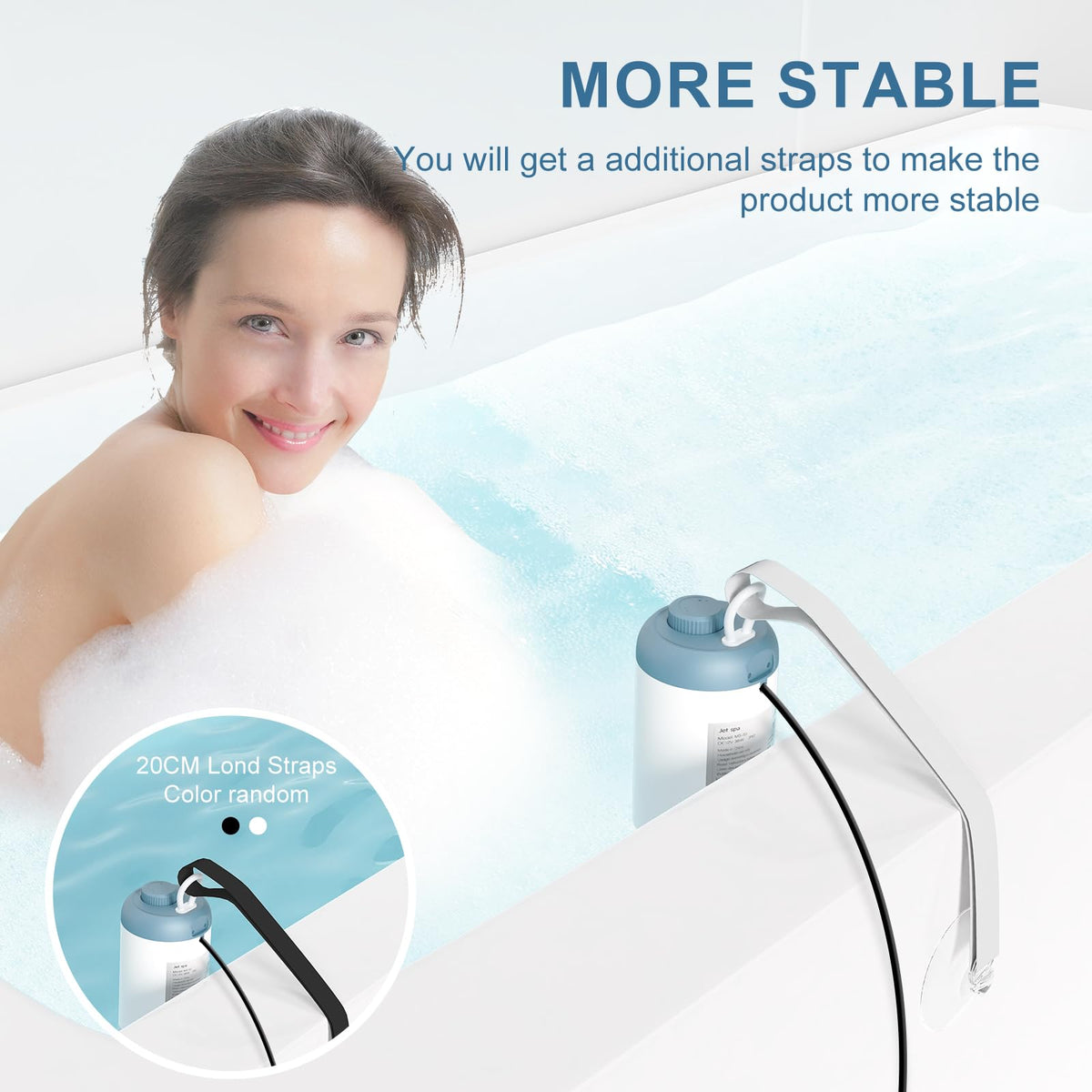 HOAWYEAH relaxing bath scene demonstrates home spa convenience