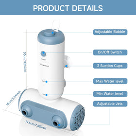 HOAWYEAH three suction cups keep the unit stable during use