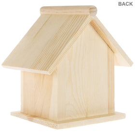 Hobby Lobby Woodpile Fun square birdhouse roof area ideal for décor and customization.