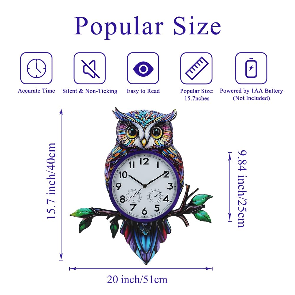 HOBYLUBY clock thermometer humidity readout helps monitor conditions