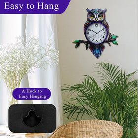HOBYLUBY night-time outdoor clock ambience for low-light spaces
