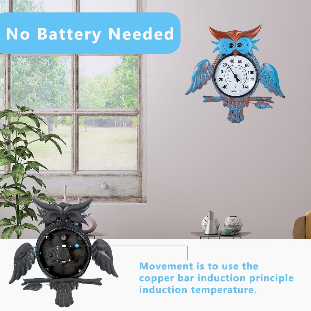 HOBYLUBY Copper-movement battery-free sensor provides reliable readings.