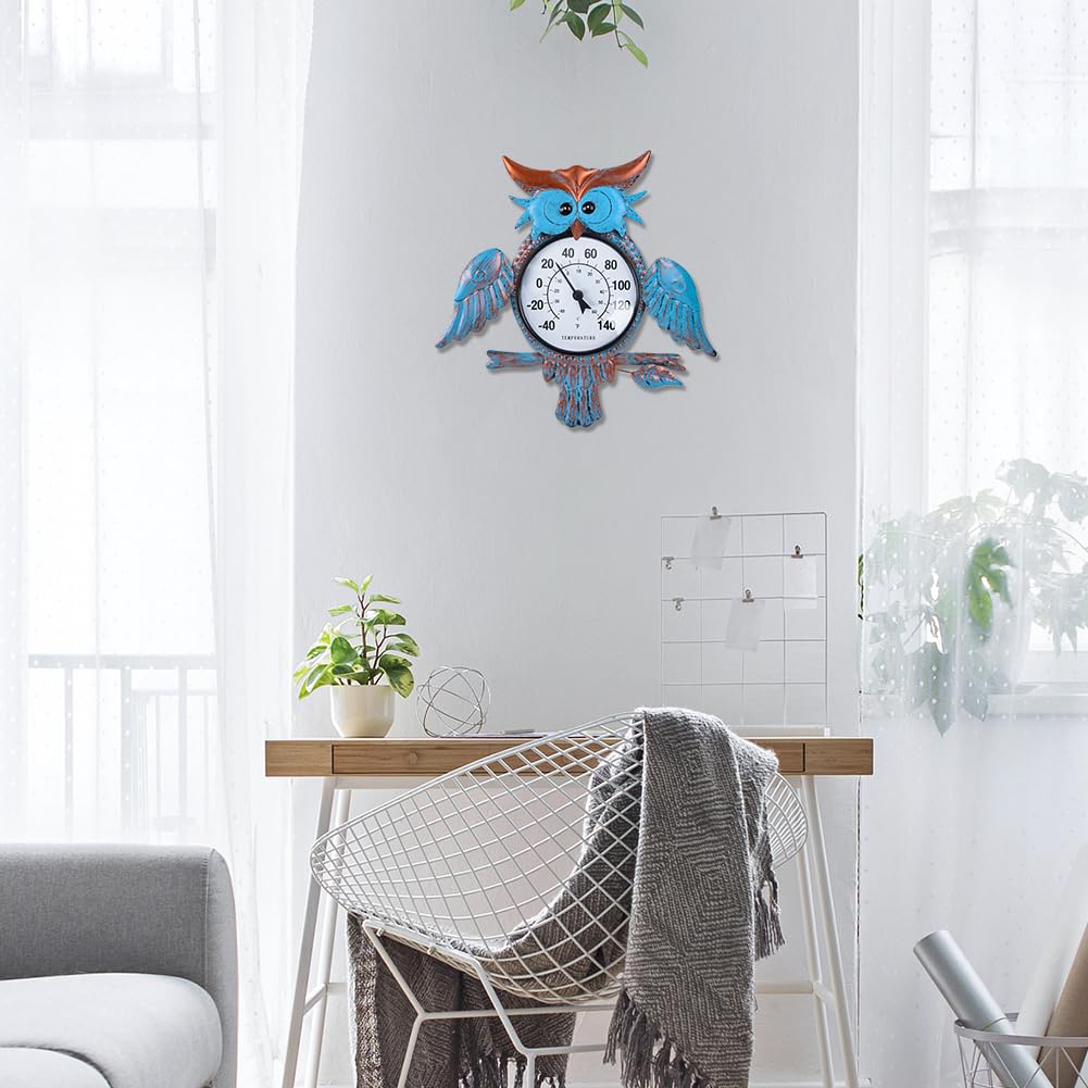 HOBYLUBY Decorative owl frame adds vintage charm to space.
