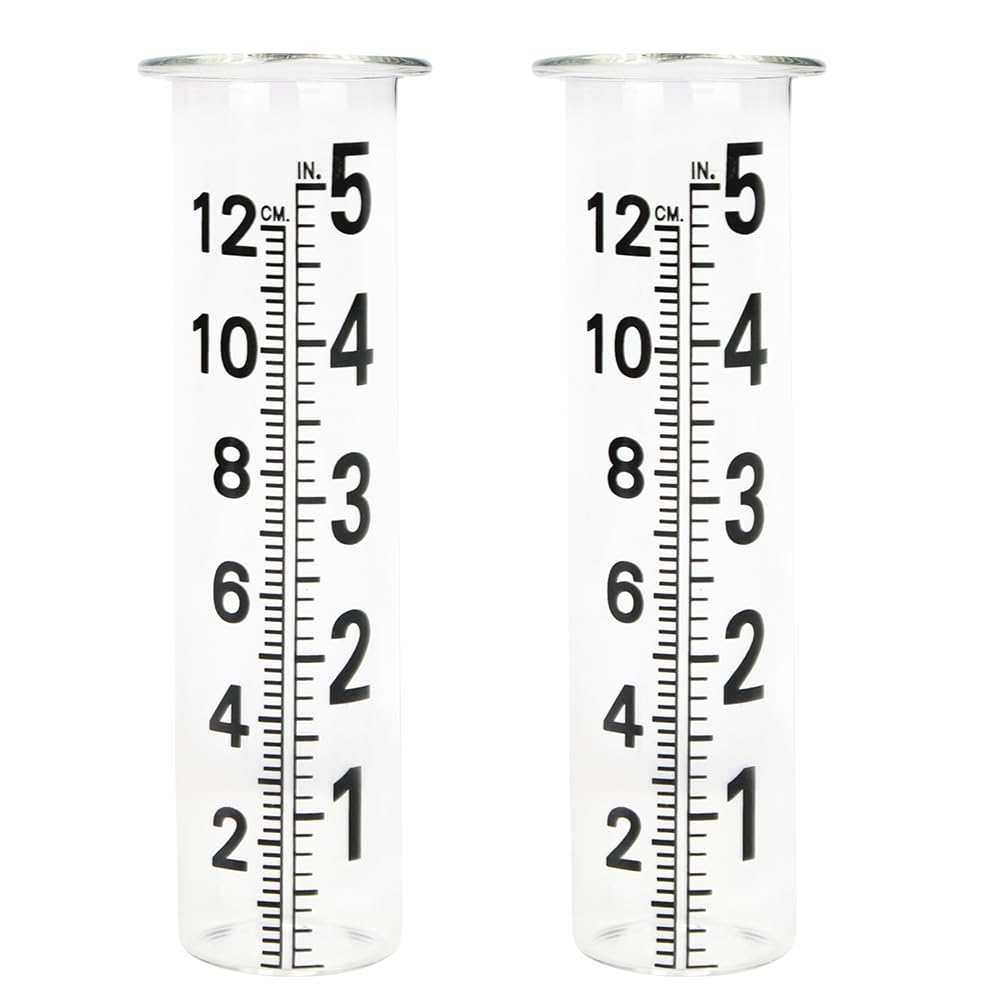 HOBYLUBY rain gauge hummingbird decor adds charm while measuring rainfall.