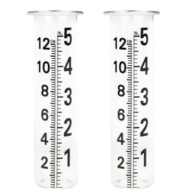 HOBYLUBY rain gauge hummingbird decor adds charm while measuring rainfall.