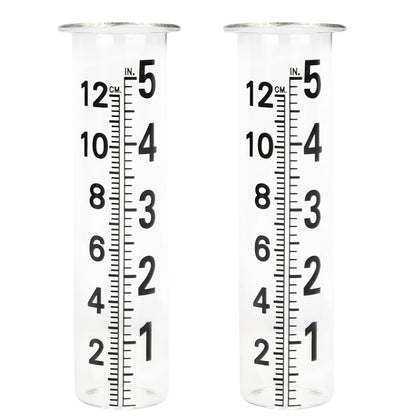 HOBYLUBY rain gauge hummingbird decor adds charm while measuring rainfall.