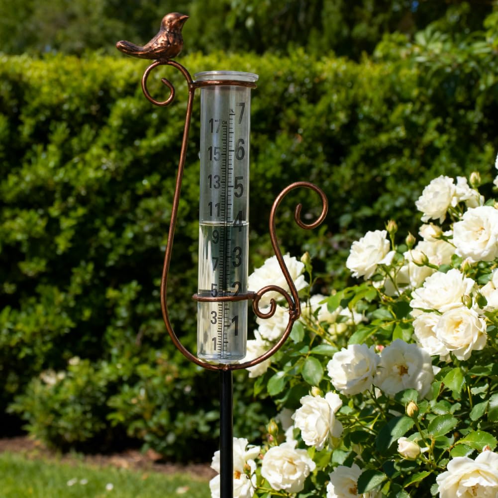 HOBYLUBY weather-friendly placement showcases glass tube visibility through the seasons.