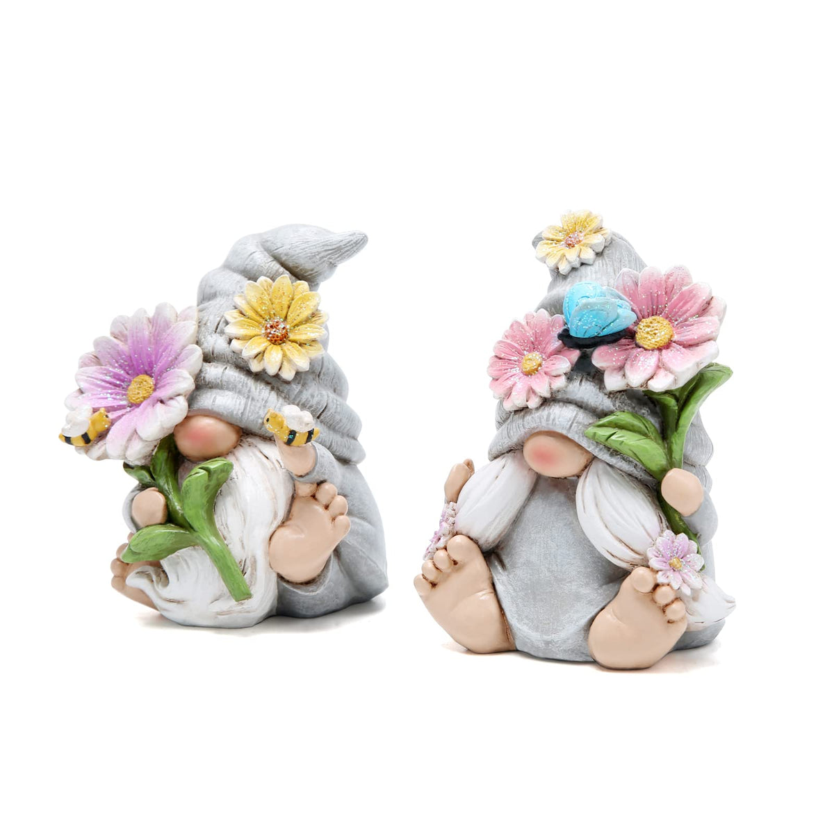 Hodao barefoot gnome figure on porch adds whimsical charm and welcoming vibes.